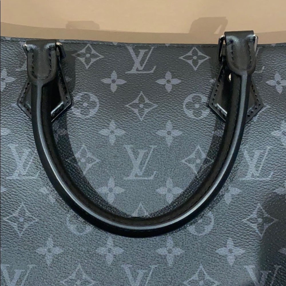 Louis Vuitton Monogram Eclipse and Leather Grand Sac - Picture 3 of 10